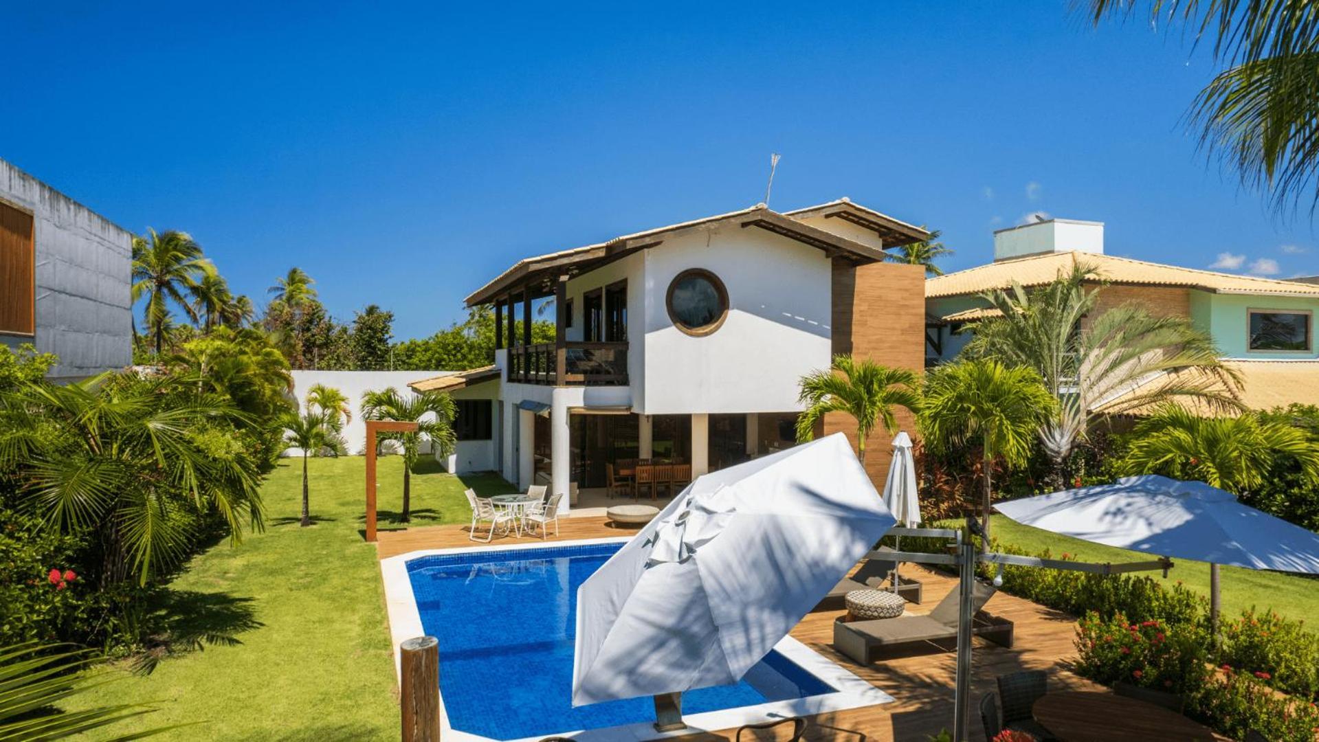 Casa Cerqueira 4 Suites Guarajuba Cond. Frente Mar Camassari Стая снимка