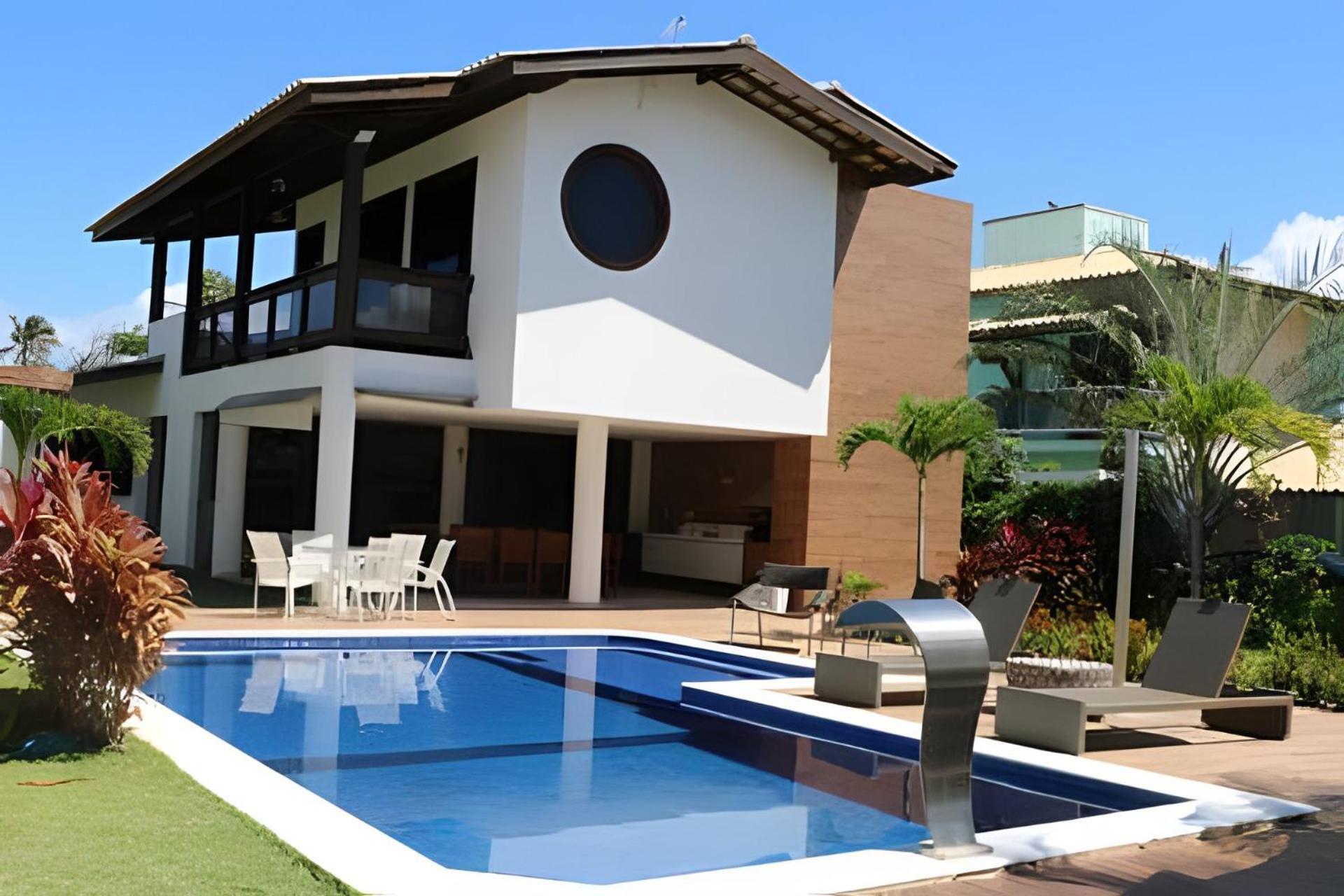 Casa Cerqueira 4 Suites Guarajuba Cond. Frente Mar Camassari Екстериор снимка